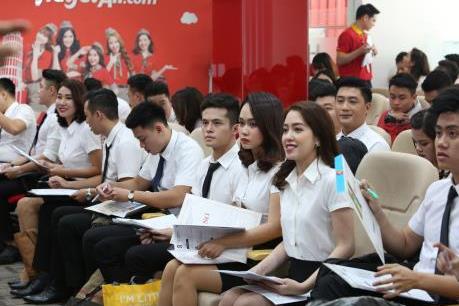 Vietjet Air tổ chức tuyển dụng tiếp viên trong tháng 8