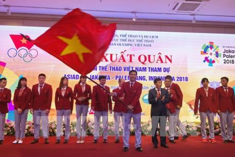 Lễ xuất quân Đoàn thể thao Việt Nam tham dự ASIAD 2018