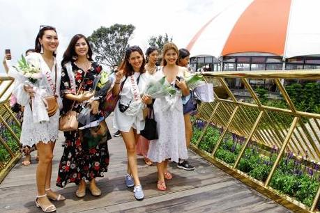 Theo chân đoàn hoa hậu thế giới khám phá Bà Nà Hills