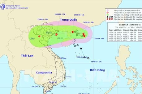 Công điện chủ động ứng phó bão số 4