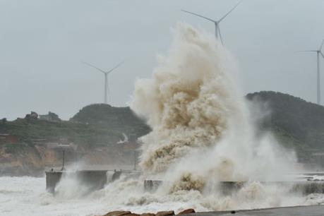 Bão số 4 đang hướng vào các tỉnh từ Hải Phòng đến Nghệ An