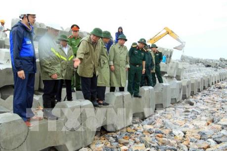 Ứng phó bão số 4: Yêu cầu đảm bảo an toàn cho các tuyến đê biển