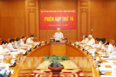 Phiên họp thứ 14 Ban Chỉ đạo Trung ương về phòng, chống tham nhũng