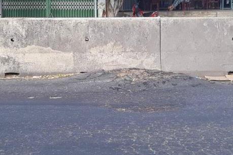 Gần 14.000 m2 mặt đường trên Quốc lộ 1 qua Bình Định chưa được sửa chữa