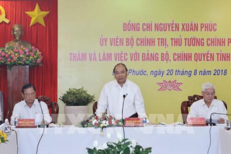 Thủ tướng muốn Bình Phước tập trung hơn cho phát triển kinh tế tư nhân