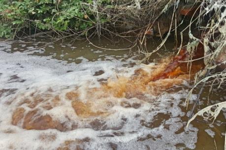 Một doanh nghiệp bị phạt 210 triệu đồng do xả nước thải ra môi trường