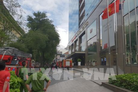 Cháy tại tòa nhà cao tầng ở tp Hồ Chí Minh