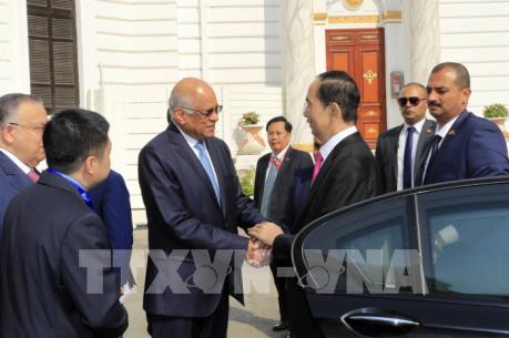 Chủ tịch nước Trần Đại Quang hội kiến với Chủ tịch Quốc hội Ai Cập