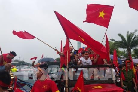 Những hình ảnh đầu tiên về lễ đón đoàn thể thao dự ASIAD 2018