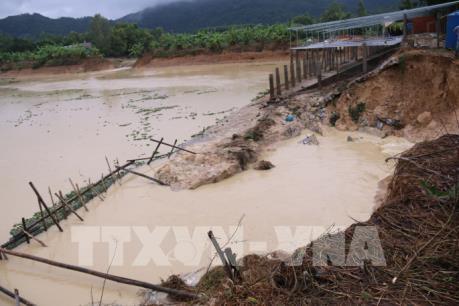 Bà Rịa-Vũng Tàu: Vỡ đập chứa nước khiến nhiều hộ dân thị xã Phú Mỹ bị ảnh hưởng