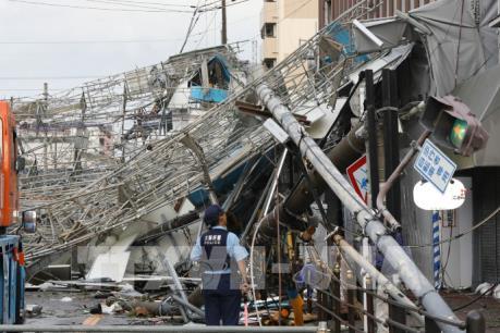 Bão Jebi làm gần 170 người thương vong ở Nhật Bản