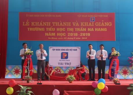 Khánh thành trường tiểu học Na Hang do Petrolimex tài trợ