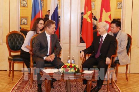 Tổng Bí thư Nguyễn Phú Trọng tiếp lãnh đạo các tập đoàn hàng đầu của LB Nga
