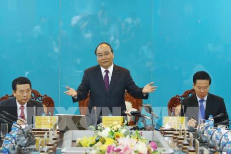 Thủ tướng Nguyễn Xuân Phúc làm việc với Bộ Thông tin và Truyền thông 