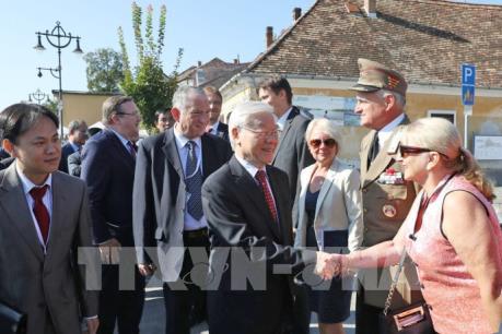 Tổng Bí thư Nguyễn Phú Trọng thăm thành phố Szentendre của Hungary