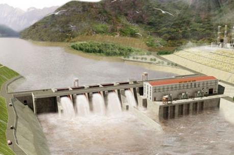 Sạt lở gần chân đập thủy điện Nậm Mô