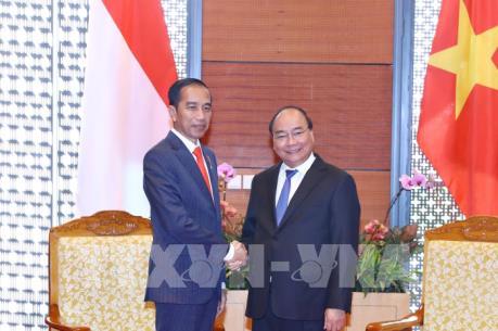 WEF ASEAN 2018: Thủ tướng Nguyễn Xuân Phúc hội kiến Tổng thống Indonesia