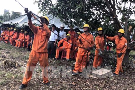 Điện lực miền Trung diễn tập ứng phó xử lý sự cố điện