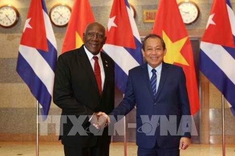 Phó Thủ tướng Trương Hòa Bình: Việt Nam coi trọng quan hệ hợp tác toàn diện với Cuba