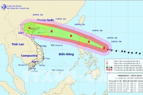Cảnh báo: Siêu bão Mangkhut gây mưa to tại Bắc Bộ từ ngày 17/9