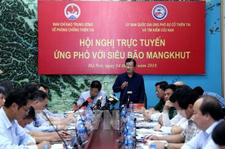Phó Thủ tướng chủ trì hội nghị trực tuyến ứng phó siêu bão Mangkhut