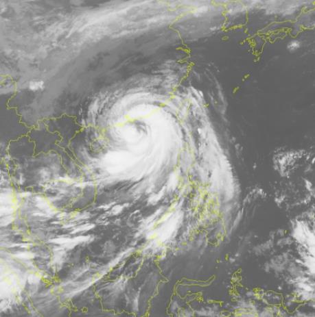 Bão số 6 chuyển hướng Tây Tây Bắc vào đất liền phía Nam Trung Quốc 