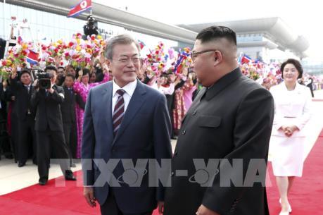 Những hình ảnh mới nhất về cuộc gặp thượng đỉnh liên Triều