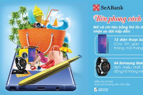 Ưu đãi lớn với thẻ tín dụng quốc tế SeABank
