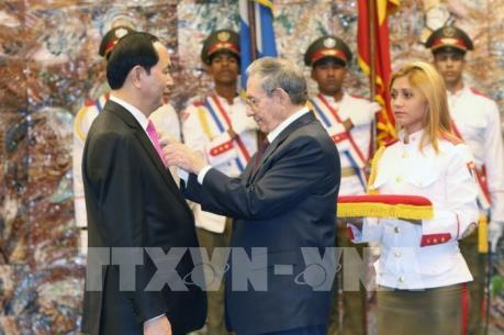 Cuba để quốc tang tưởng niệm Chủ tịch nước Trần Đại Quang