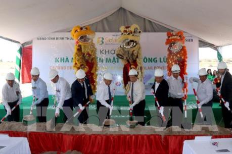 Bình Thuận: Khởi công dự án nhà máy điện mặt trời công suất 39 MW