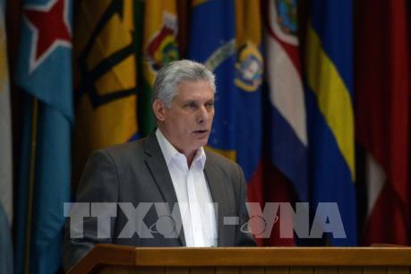 Chủ tịch Cuba Miguel Diaz-Canel lần đầu tới Mỹ