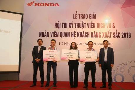 Chung kết hội thi kỹ thuật viên dịch vụ và nhân viên quan hệ khách hàng Honda