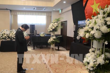 ĐSQ Việt Nam tại Nhật Bản tổ chức lễ viếng Chủ tịch nước Trần Đại Quang