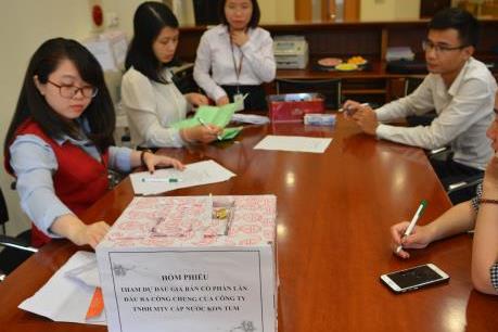 Bán hết 5,2 triệu cổ phần Cấp nước Kon Tum 