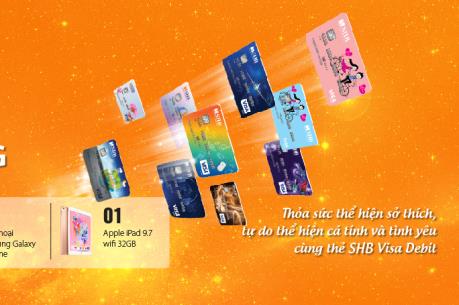 Cá tính với dịch vụ thiết kế thẻ Visa Debit đặc biệt của SHB
