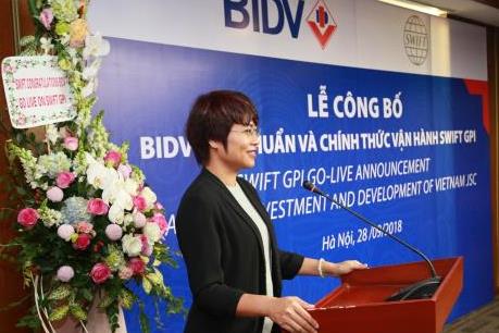 BIDV chính thức vận hành SWIFT gpi