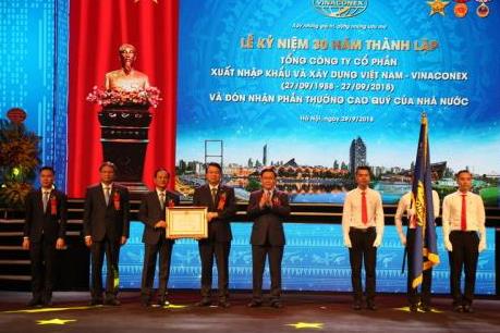 Vinaconex giữ vững thương hiệu hàng đầu của ngành xây dựng Việt Nam