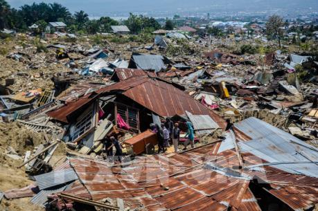 Thông tin mới nhất về thiệt hại động đất, sóng thần tại Indonesia