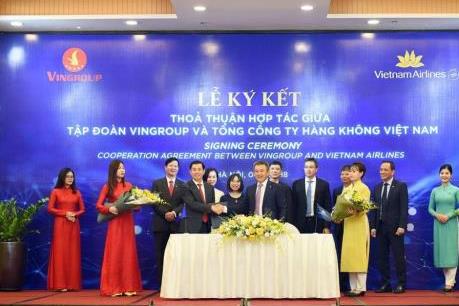 Vietnam Airlines - Vingroup hợp tác kết nối sản phẩm