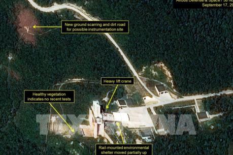 Triều Tiên không tiến hành thêm hoạt động phá dỡ bãi thử tên lửa Sohae