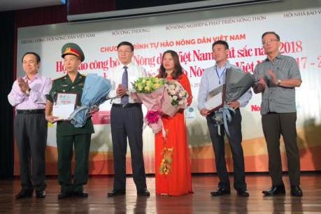 Trao giải báo chí toàn quốc Tự hào Nông dân Việt Nam 2017-2018 