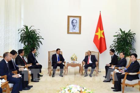 Thủ tướng tiếp Bộ trưởng, Chủ nhiệm Văn phòng Phủ Thủ tướng Lào