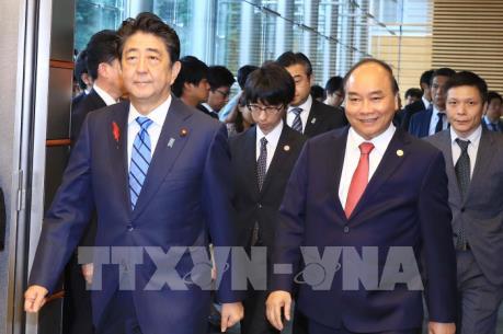 Thủ tướng Nguyễn Xuân Phúc hội đàm với Thủ tướng Nhật Bản Shinzo Abe