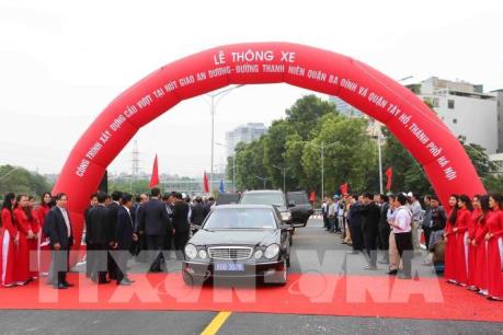 Hà Nội thông xe cầu vượt An Dương – đường Thanh Niên