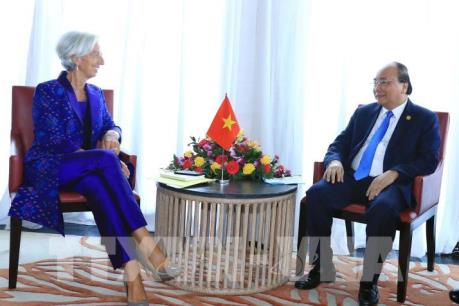 Thủ tướng Nguyễn Xuân Phúc tiếp Tổng Giám đốc IMF