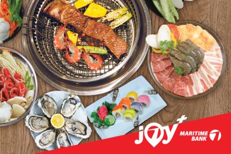 Ăn ngon lại được hoàn tiền đến 500.000 đồng dịp 20/10 cùng Maritime Bank