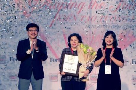 Người phụ nữ duy nhất được Forbes Việt Nam vinh danh giải thưởng Thành tựu trọn đời