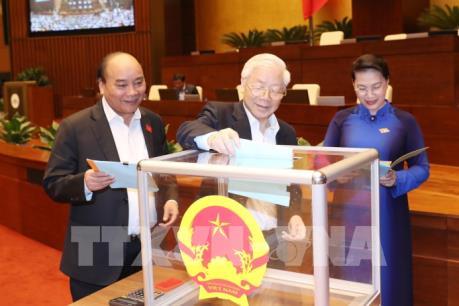 Quốc hội công bố kết quả lấy phiếu tín nhiệm