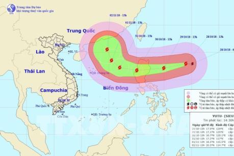 Tin mới nhất về bão Yutu 