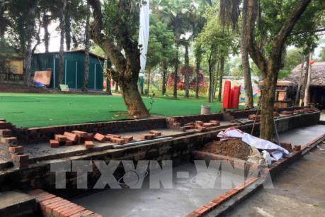 Yêu cầu tháo dỡ khu sinh thái vi phạm quy hoạch Khu di tích Đền Hùng
